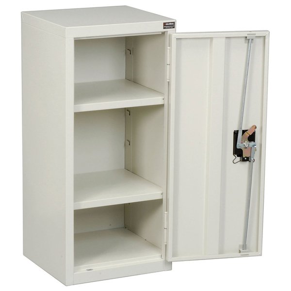 Global Industrial Assembled Wall Storage Cabinet, 13-3/4 x 12-3/4 x 30, White 269874WH